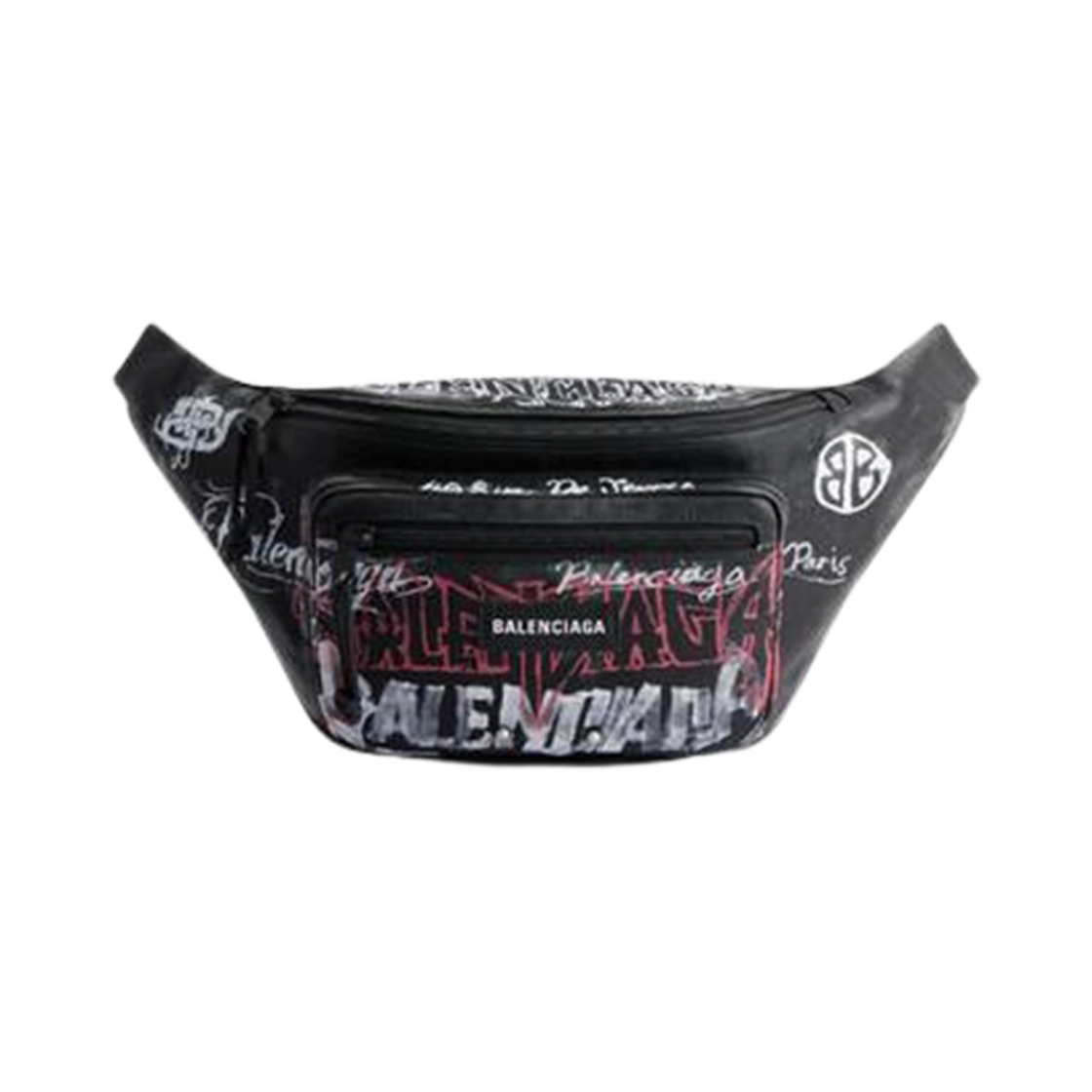 발렌시아가 익스플로러 벨트팩 DIY 메탈 올오버 블랙