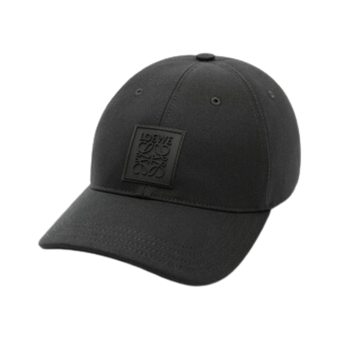 로에베 캔버스 패치 캡 블랙(Loewe Canvas Patch Cap Black)