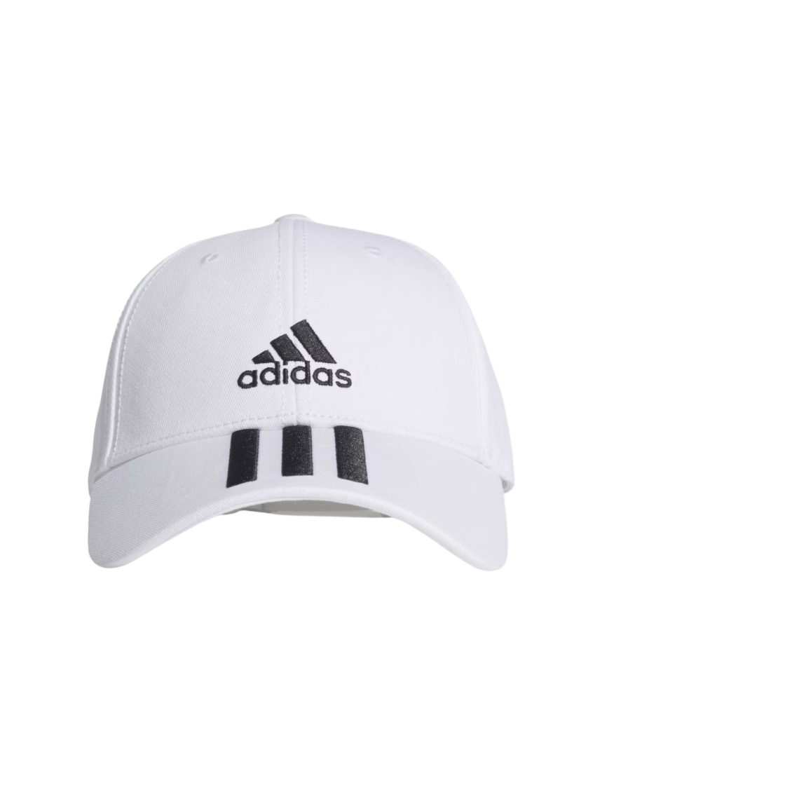 아디다스 베이스볼 삼선 트윌 캡 화이트 블랙