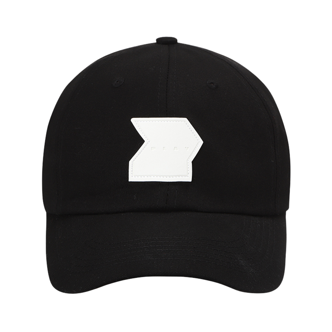 윌비플레이 가죽 와펜 볼캡 블랙(WILLBE PLAY Leather Wappen BallCap Black)