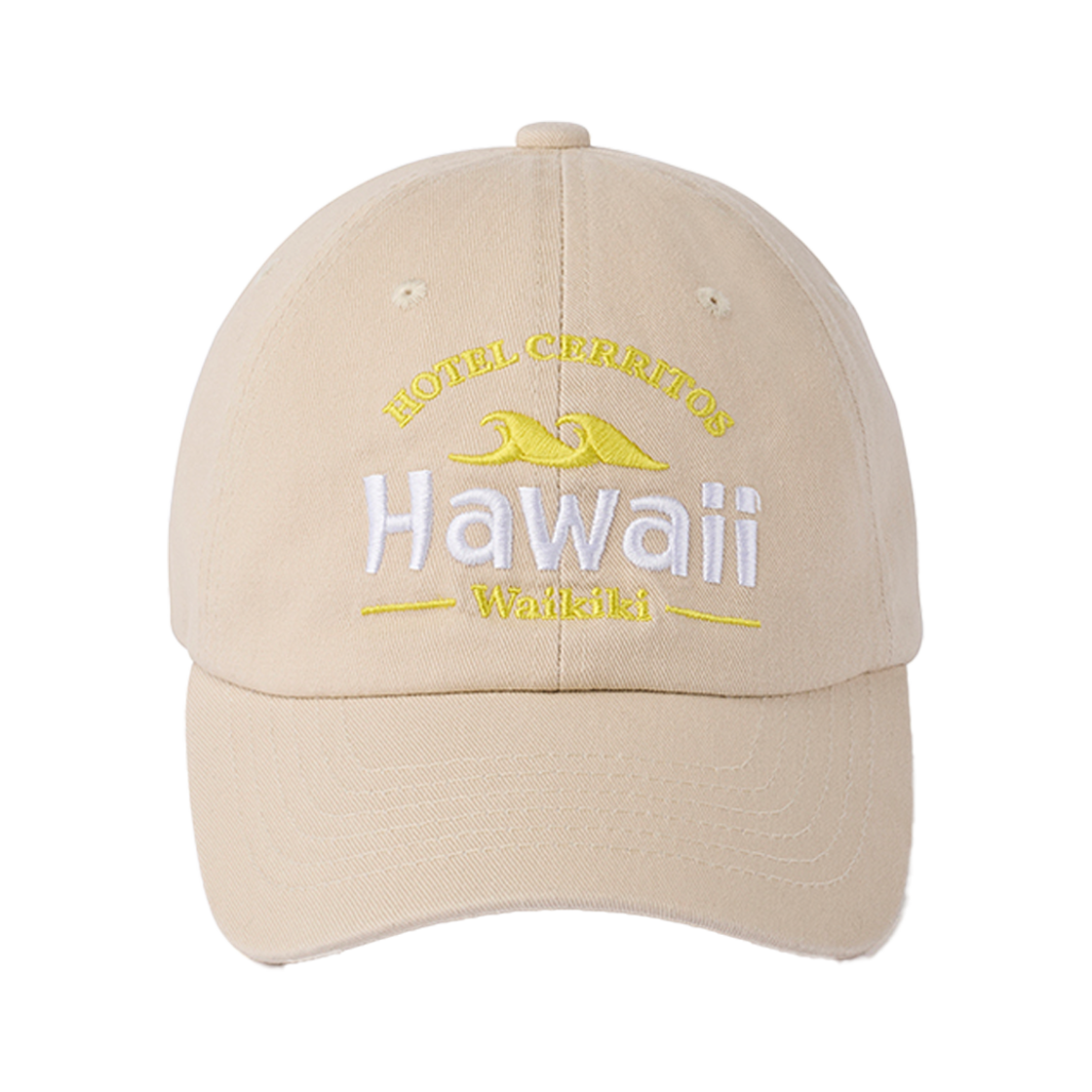 Hawaii BigWave Ball Cap Hotel Cerritos Hawaii BigWave Ball Cap Beige