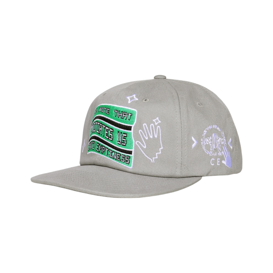 - Cav Empt Initiates Cap Grey - 23FW