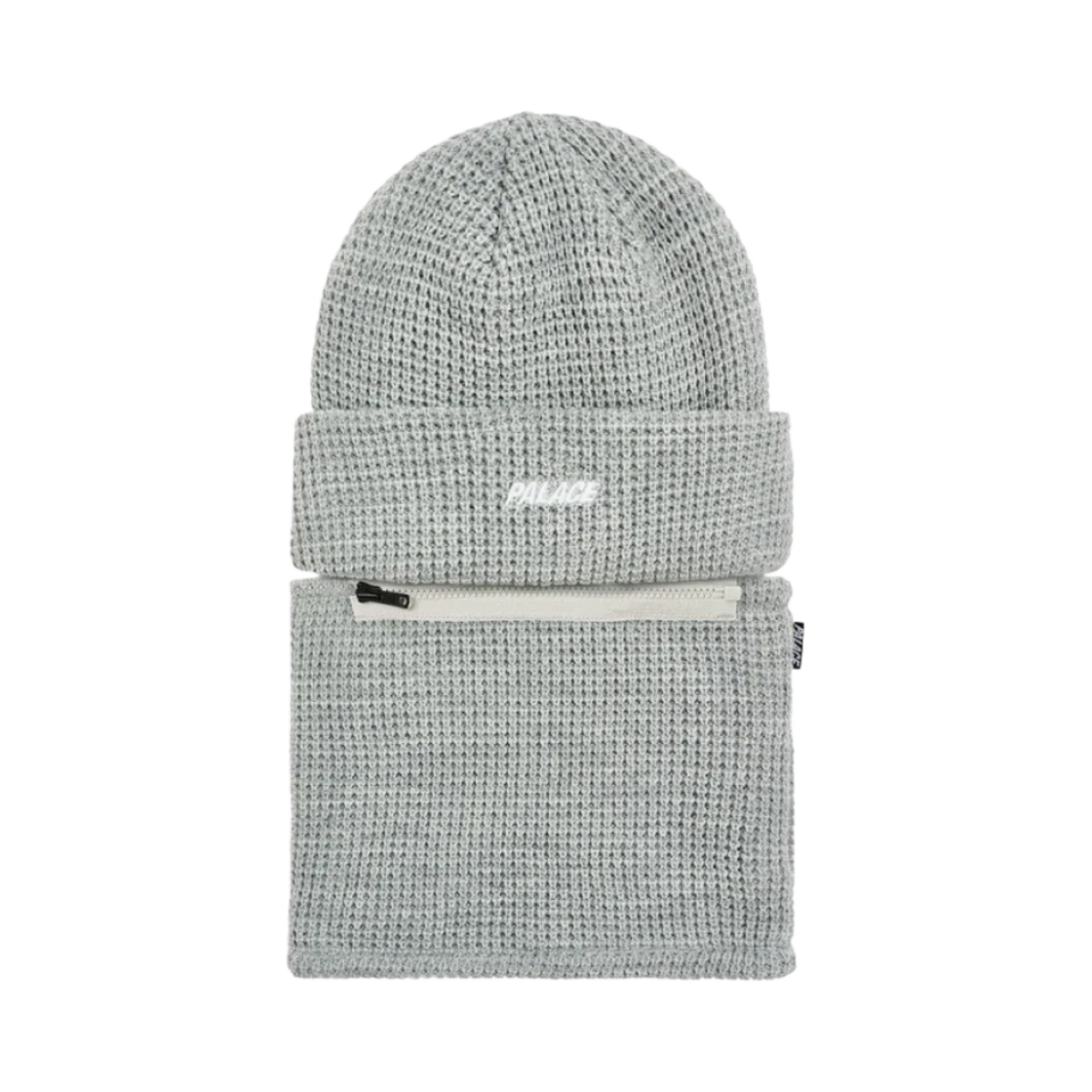 팔라스 집 오프 페이스워머 P 비니 그레이 말 - 23FW(Palace Zip Off Facewarmer P Beanie Grey Marl - 23FW) - 2