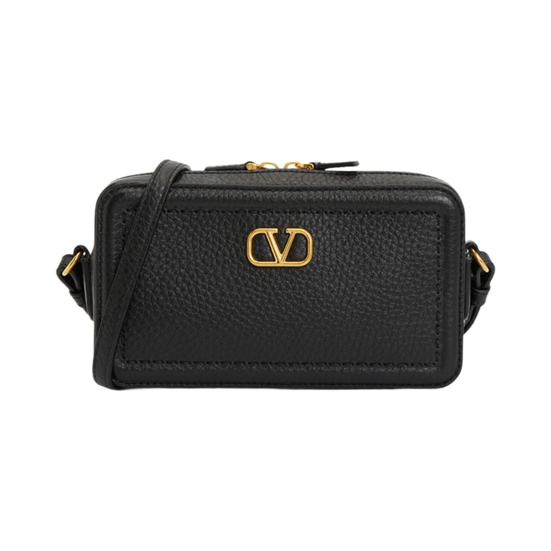 P0AI5RZR0NO Valentino Garavani Alltime Shoulder Bag Black
