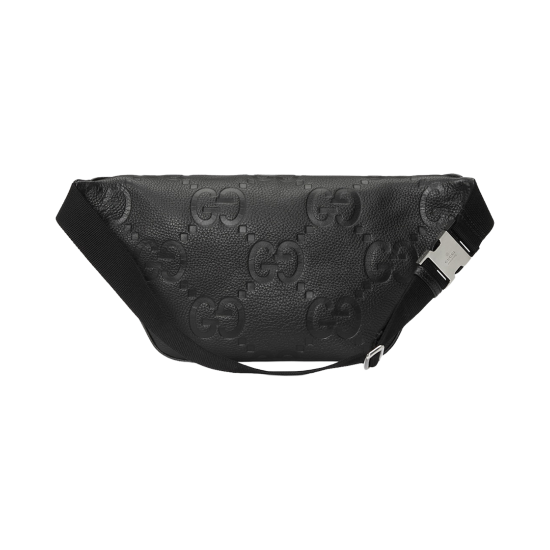구찌 점보 GG 벨트백 블랙 레더(Gucci Jumbo GG Belt Bag Black Leather) - 2