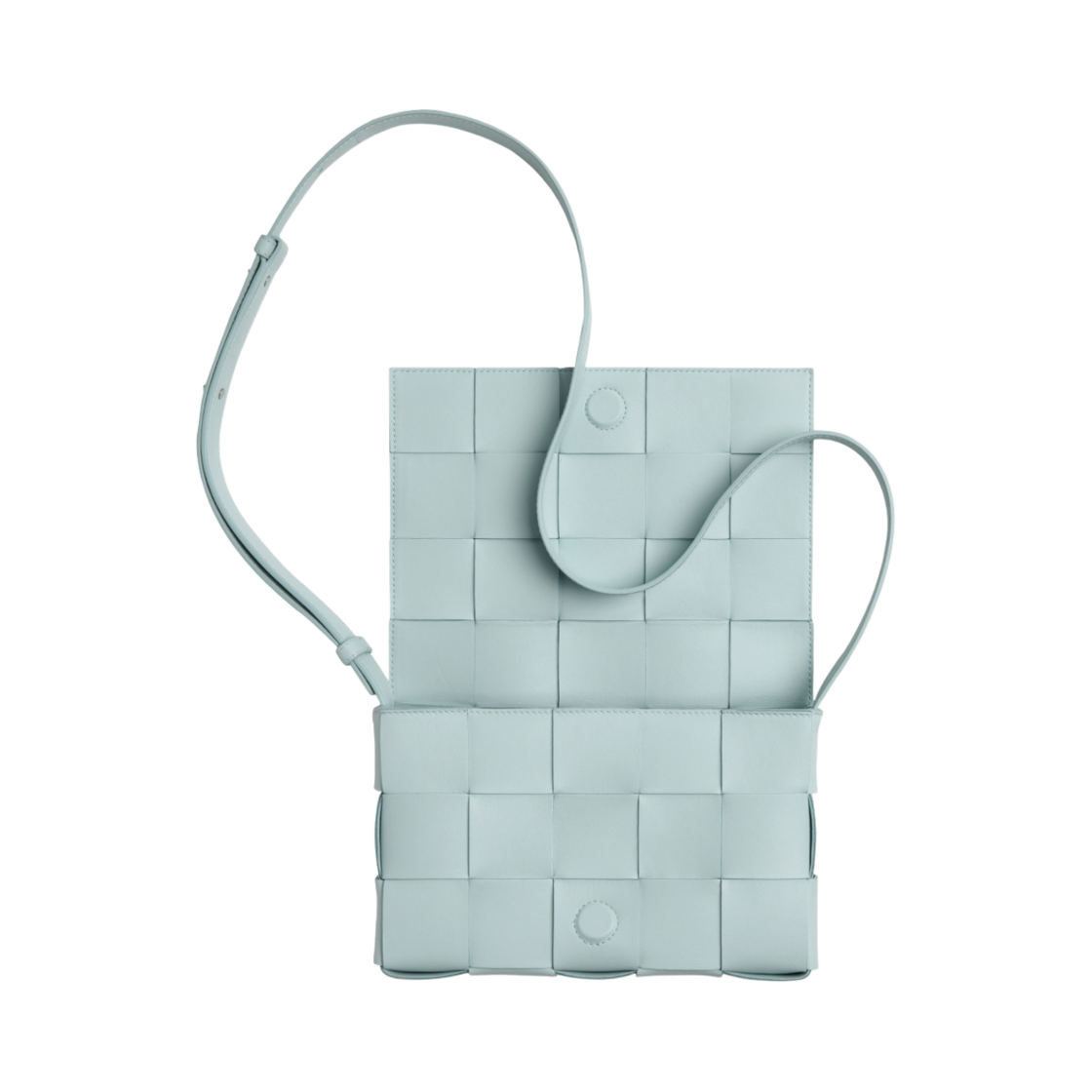 보테가 베네타 램스킨 레더 카세트백 틸 워시드(Bottega Veneta Lambskin Leather Cassette Teal Washed) - 3
