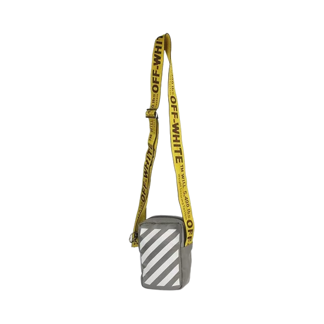오프화이트 바인더 나일론 크로스백 그레이(Off-White Binder Nylon Cross Bag Grey)
