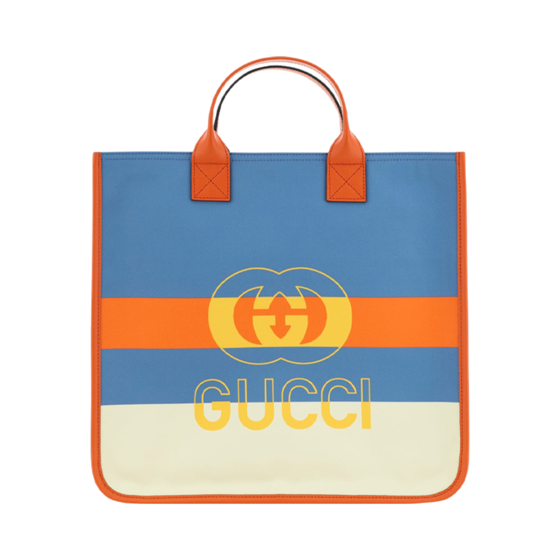 구찌 인터로킹 토트백 블루 오렌지(Gucci Interlocking Tote Bag Blue Orange) - 1