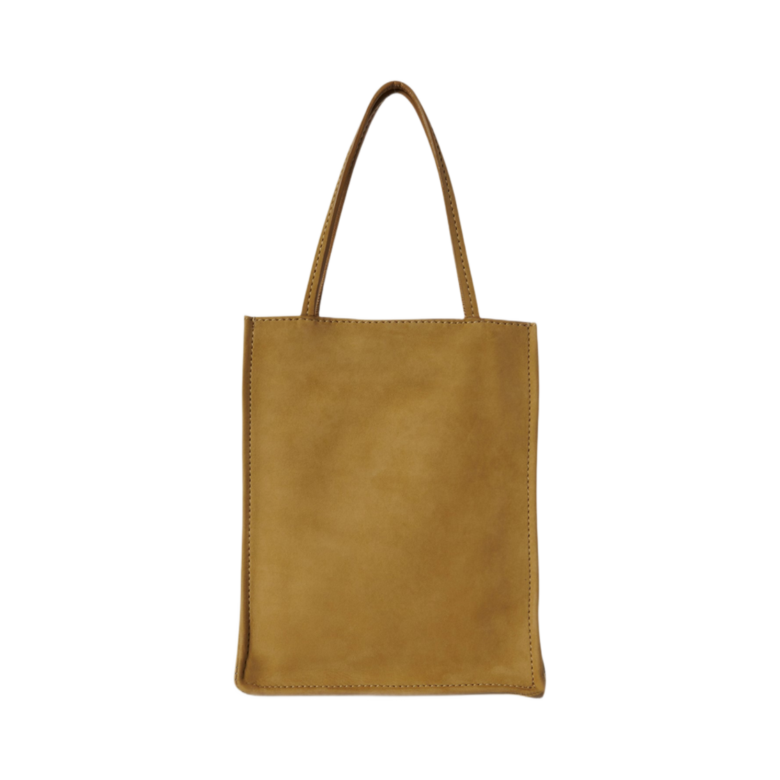 더 로우 스몰 투 고 토트백 누벅 머스타드(The Row Small To Go Tote Bag in Nubuck Mustard) - 1