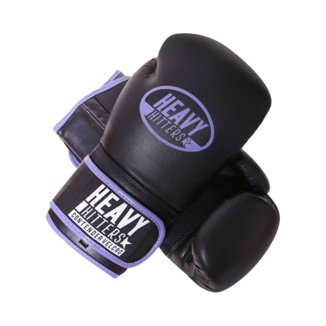 헤비히터 컨텐더 벨크로 복싱 글러브 블랙 퍼플(Heavy Hitter Contender Velcro Boxing Gloves Black Purple)