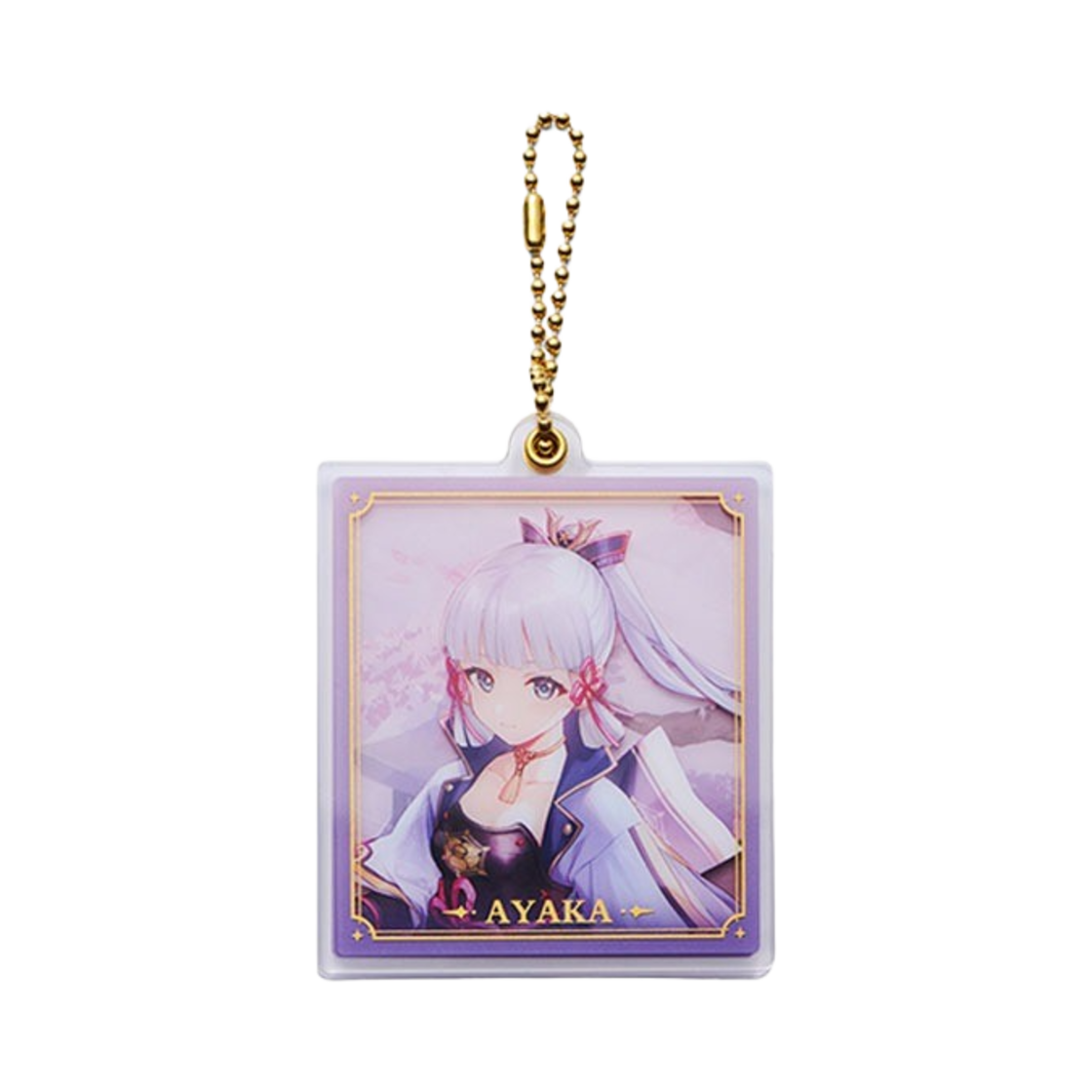 6975628245055 Genshin Acrylic Pendant Double Sheets Kamisato Ayaka