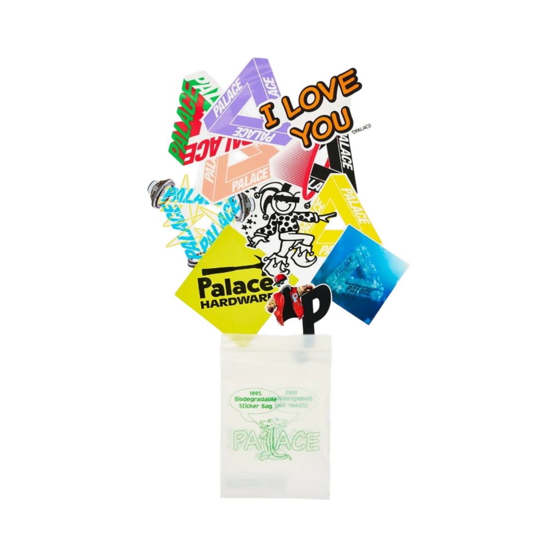 - Palace Winter Sticker Pack Multi - 23FW