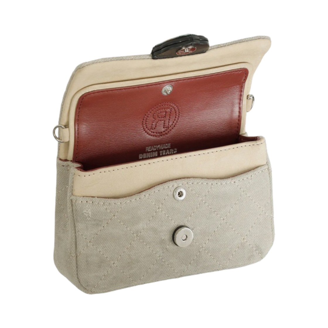 데님 티어스 x 레디메이드 이브닝 백 화이트(Denim Tears x Readymade Evening Bag White) - 3