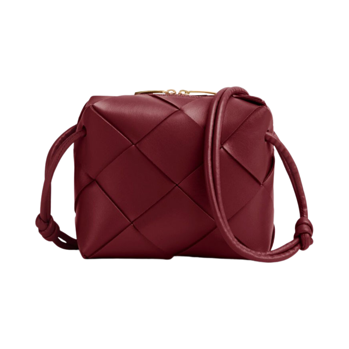 보테가 베네타 미니 카세트 카메라 백 보르도(Bottega Veneta Mini Cassette Camera Bag Bordeaux) - 3