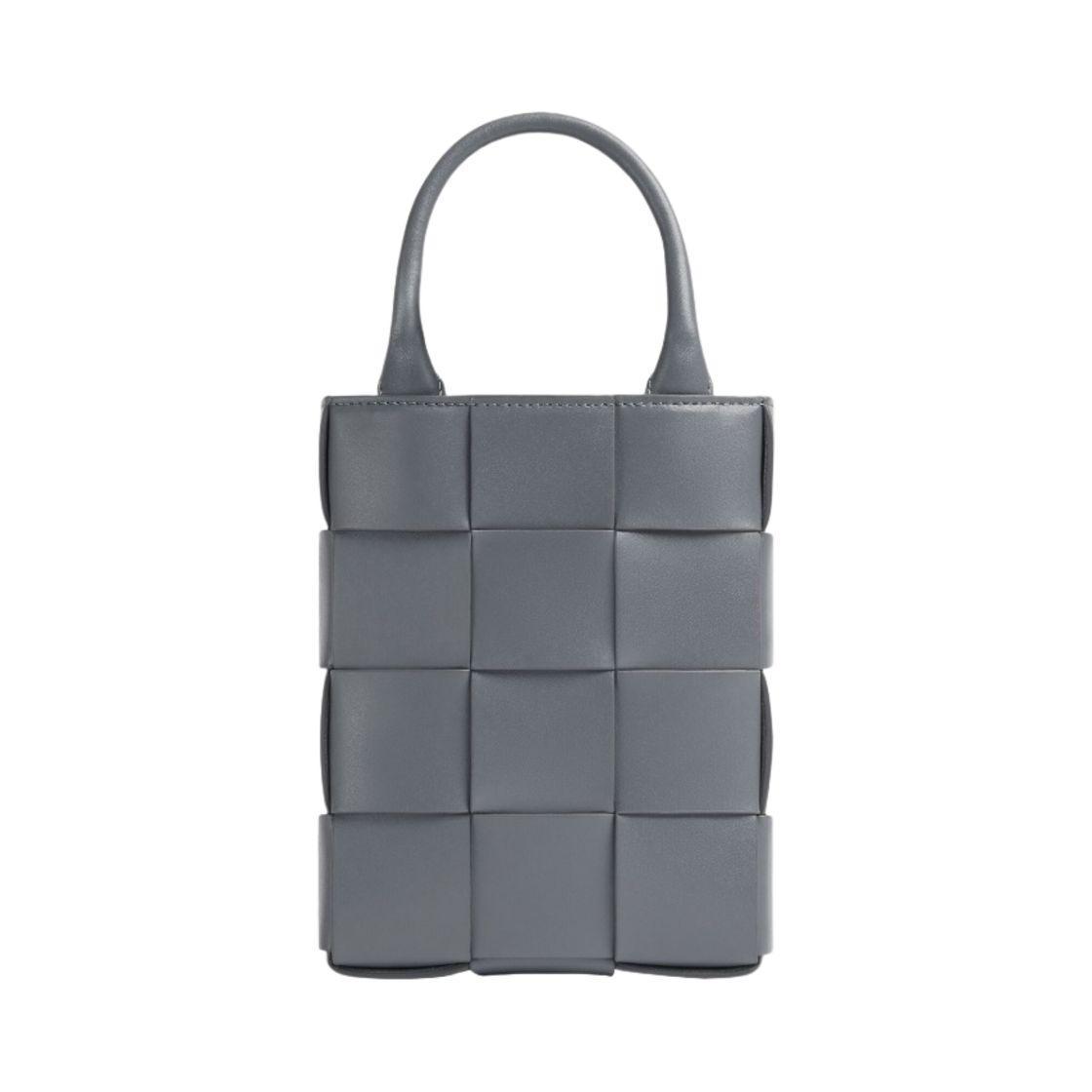 보테가 베네타 미니 레더 카세트 토트백 썬더(Bottega Veneta Mini Leather Cassette Tote Bag Thunder) - 1