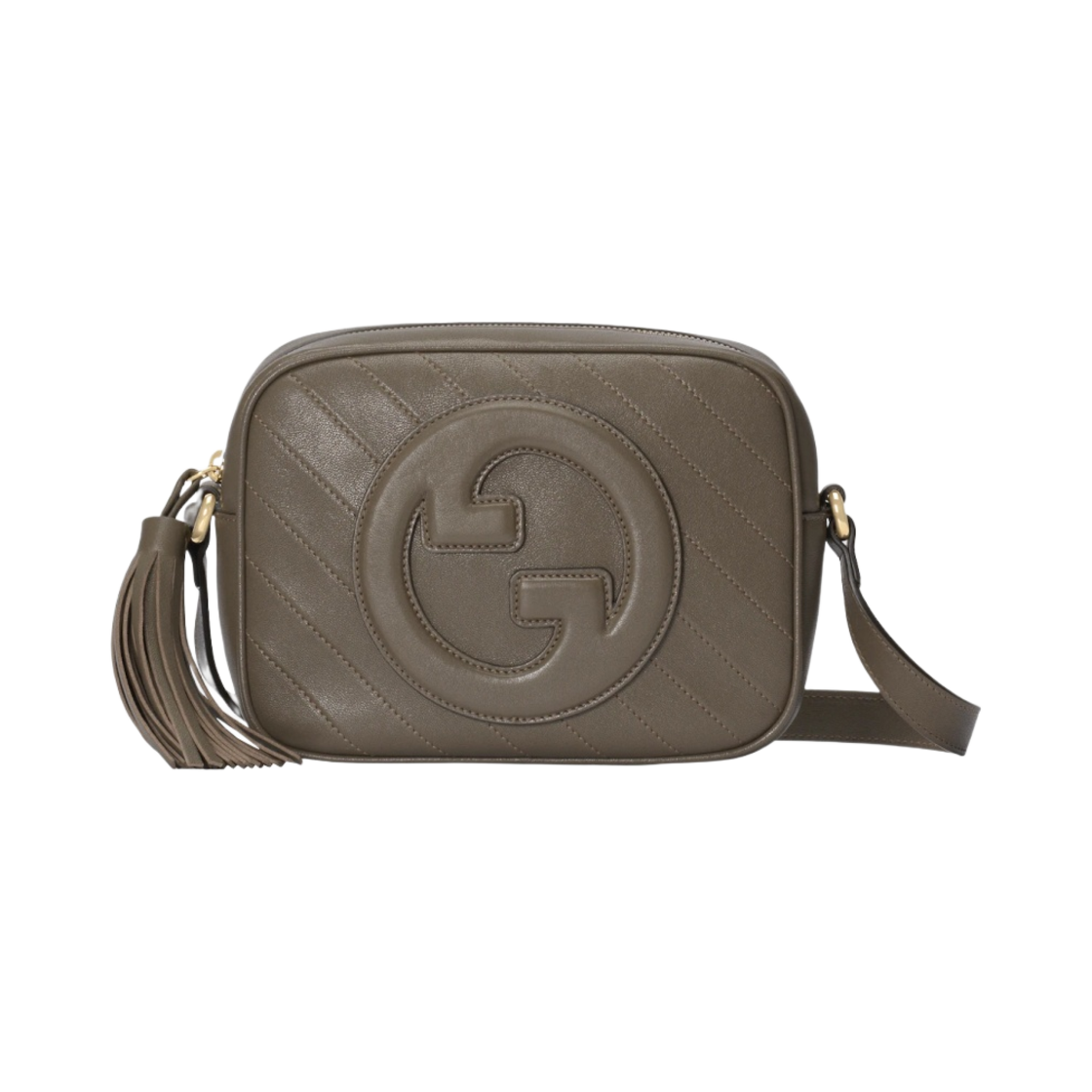 구찌 블론디 스몰 숄더백 브라운 레더(Gucci Blondie Small Shoulder Bag Brown Leather) - 1