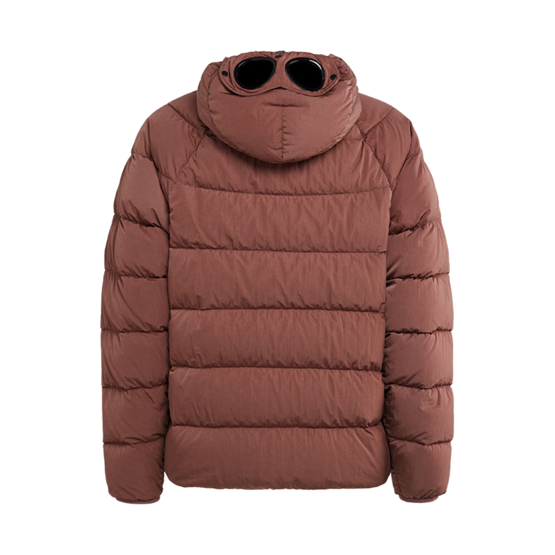 C.P. 컴퍼니 에코 크롬-R 후드 다운 고글 자켓 시더 우드 핑크 - 23FW(C.P. Company Eco-Chrome R Hooded Down Goggle Jacket Cedar Wood Pink - 23FW) - 2