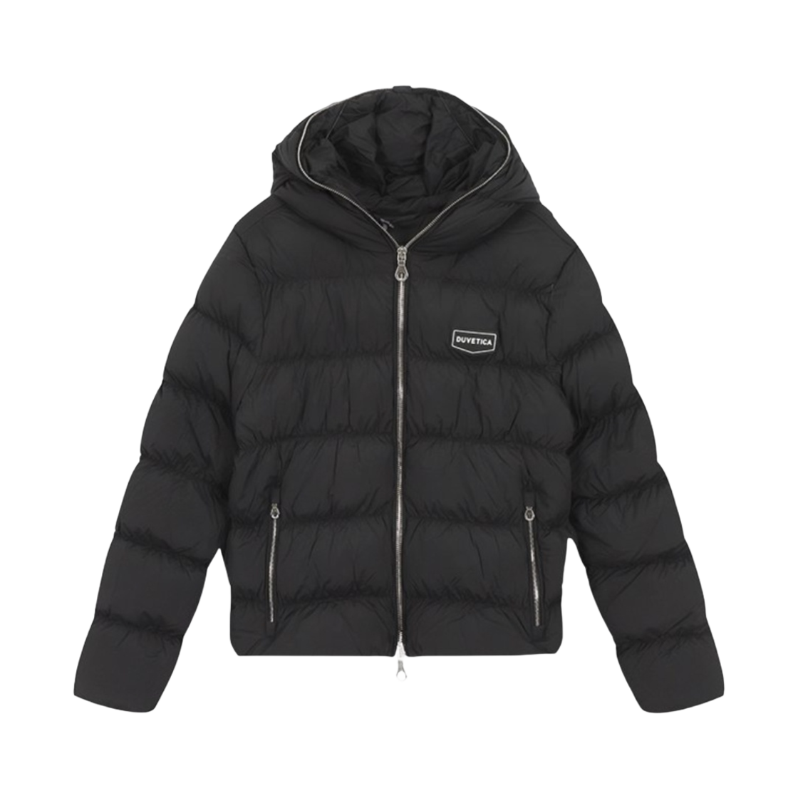 VDDJ00425-BKS (W) Duvetica Gamona Hooded Jacket Black