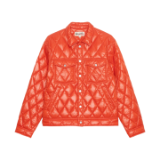 Stussy Quilted Nylon Ranch Jacket Persimmon