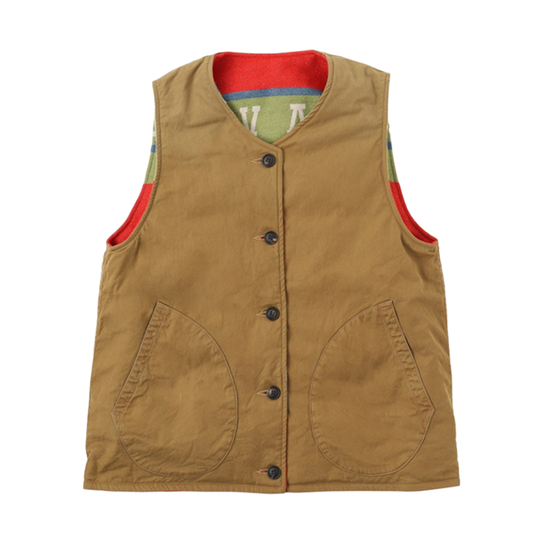 비즈빔 코라 다운 베스트 레드 - 24SS | Visvim | KREAM