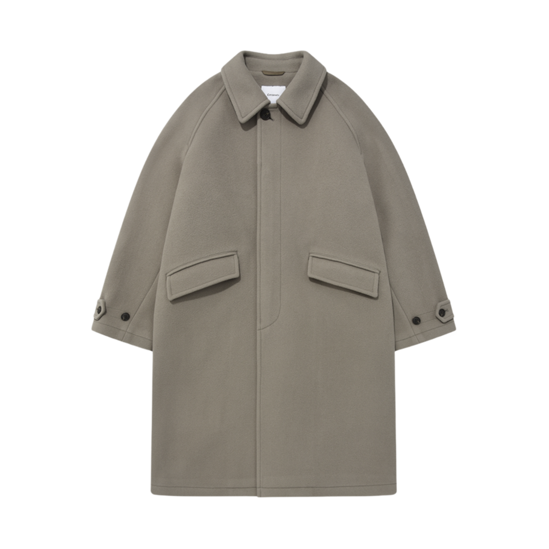 커버낫 울 발마칸 코트 베이지(Covernat Wool Balmacan Coat Beige)