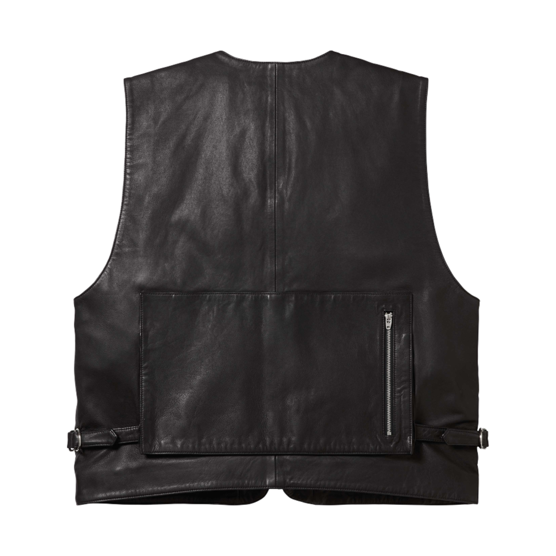 슈프림 레더 카고 베스트 블랙 - 25SS(Supreme Leather Cargo Vest Black - 25SS) - 3