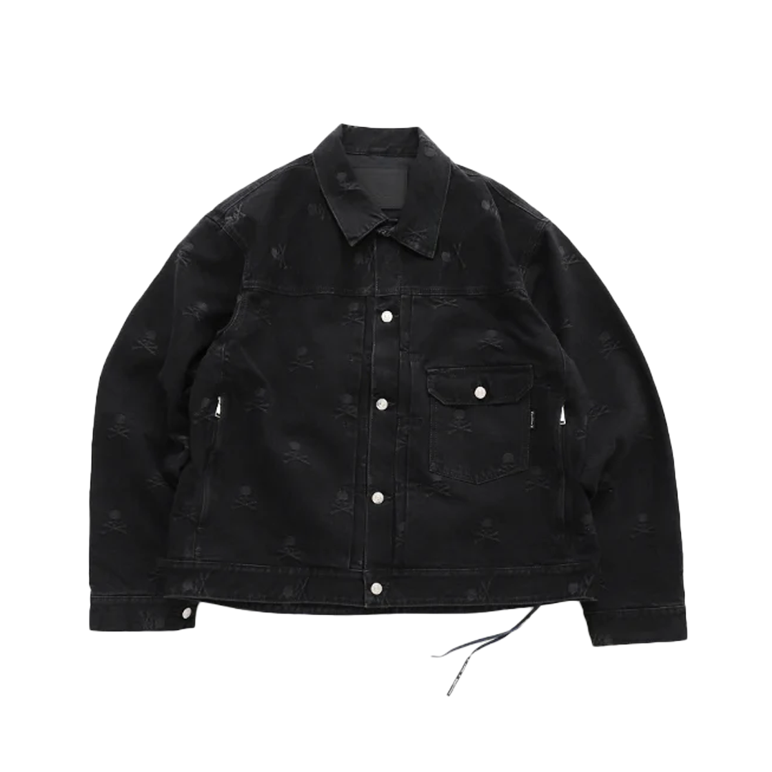 마스터마인드 재팬 모노그램 데님 자켓 블랙 - 25FW(Mastermind Japan Monogram Denim Jacket Black - 25FW)