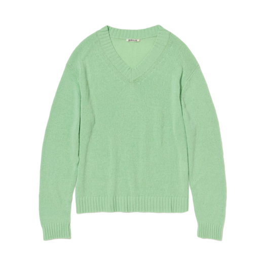 AURALEE FELT WOOL YARN KNIT V-NECK オーラリー AURALEE FELT WOOL YARN KNIT V-NECK P/O | andPheb Staff Blog