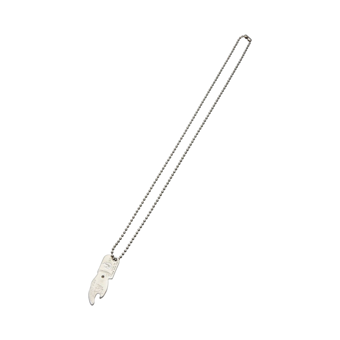 히스테릭 글래머 유 페이 네클리스 실버(Hysteric Glamour You Pay Necklace Silver)