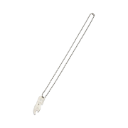 Hysteric Glamour You Pay Necklace Silver