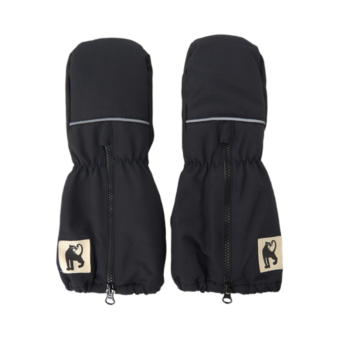 (키즈) 미니 로디니 패딩 글러브 블랙((Kids) Mini Rodini Padding Gloves Black)