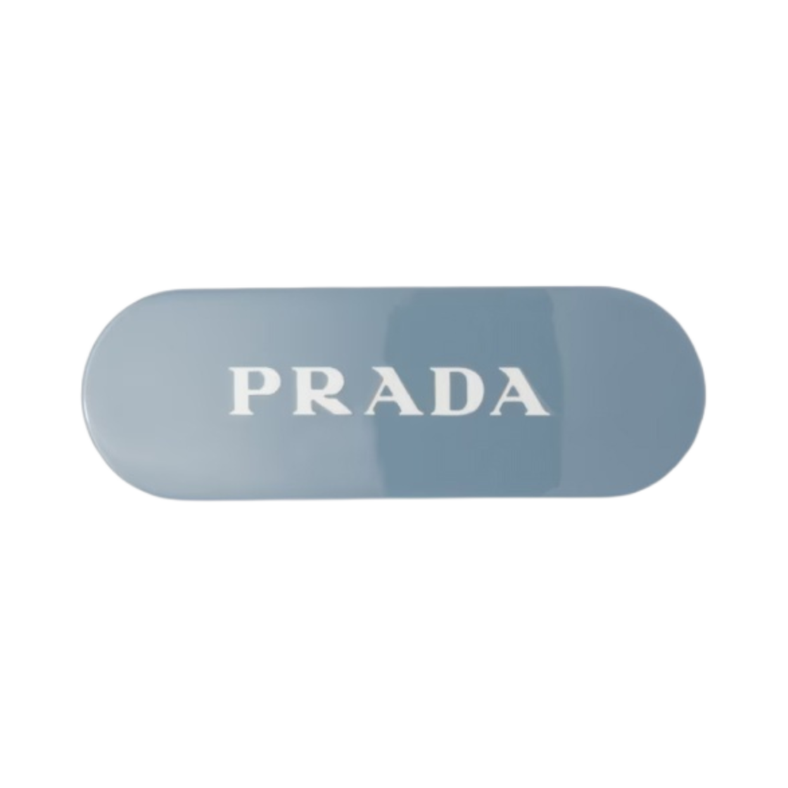 (W) 프라다 플렉시글라스 헤어 클립 라이트 블루((W) Prada Plexiglas Hair Clip Light Blue) - 1