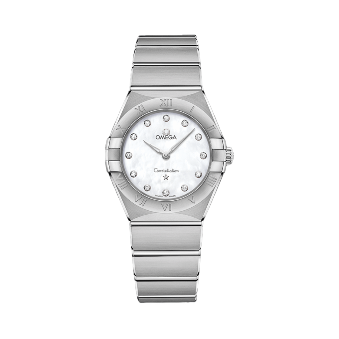 오메가 컨스텔레이션 쿼츠 스틸 화이트(Omega Constellation Quartz Steel White)