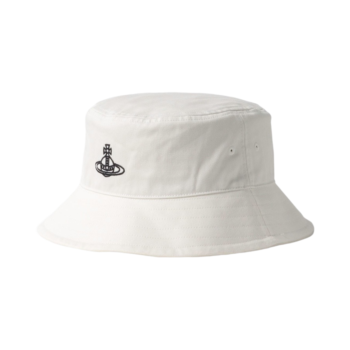 (W) 비비안 웨스트우드 런던 버킷햇 오프 화이트((W) Vivienne Westwood London Bucket Hat Off White) - 1