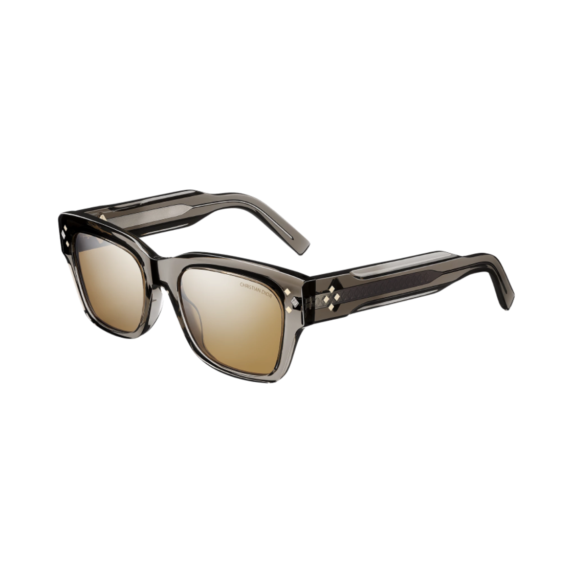 디올 CD 다이아몬드 S2I 트랜스패런트 렉탱귤러 선글라스 트랜스패런트 그레이(Dior CD Diamond S2I Transparent Rectangular Sunglasses Transparent Gray) - 2