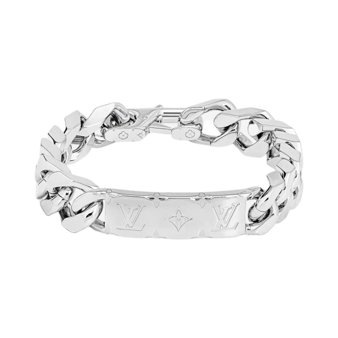 M00855/M00856 Louis Vuitton Monogram Chain Bracelet Palladium