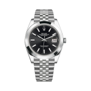 Rolex Datejust 41mm 126300 Bright Black Jubilee