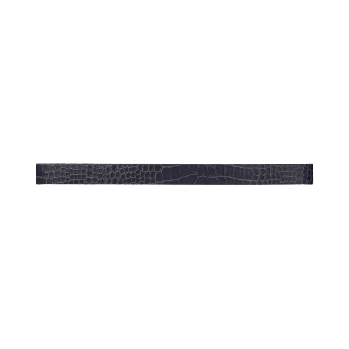 발렌시아가 BB 라지 렉 엠보스 크로커다일 레더 벨트 블랙 팔라듐(Balenciaga BB Large Lack Embossed Crocodile Leather Belt Black Palladium) - 2