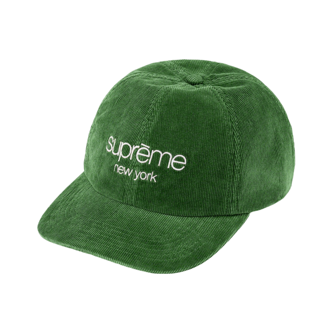 슈프림 고어텍스 코듀로이 클래식 로고 6-패널 캡 그린 - 21FW(Supreme Gore-Tex Corduroy Classic Logo 6-Panel Green - 21FW) - 1