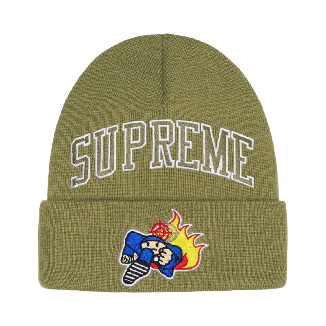 슈프림 덕 다운 뮤직 비니 라이트 올리브 - 22FW(Supreme Duck Down Music Beanie Light Olive - 22FW) - 1