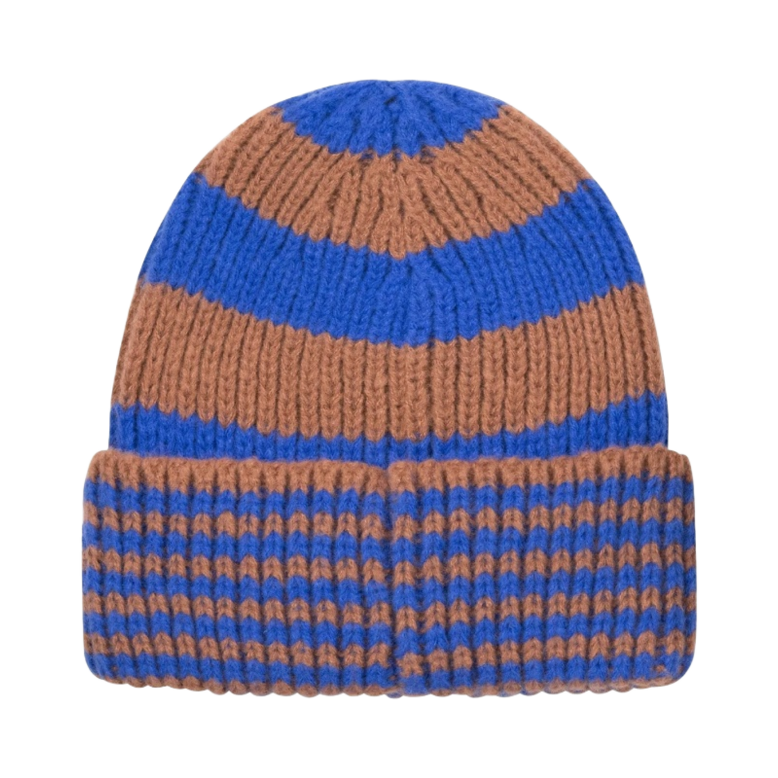 스투시 스트라이프 빅 베이직 비니 로얄(Stussy Striped Big Basic Beanie Royal) - 2