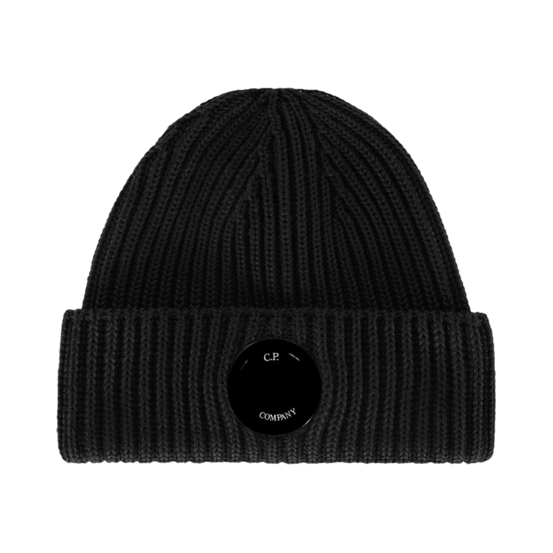 C.P. 컴퍼니 엑스트라 파인 메리노 울 비니 블랙 - 22FW(C.P. Company Extra Fine Merino Wool Beanie Black - 22FW)
