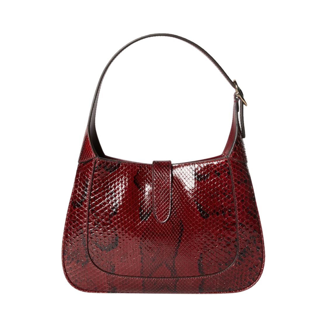 구찌 재키 파이썬 숄더백 구찌 로쏘 앙코라 레더(Gucci Jackie Python Shoulder Bag Gucci Rosso Ancora Leather) - 3