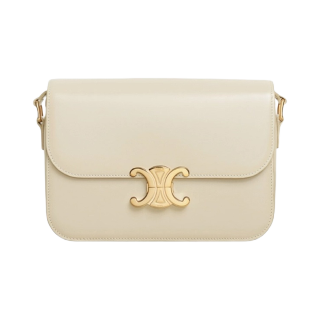 셀린느 샤이니 카프스킨 클래식 트리옹프 백 라임스톤(Celine Classique Triomphe Bag in Shiny Calfskin Limestone) - 1