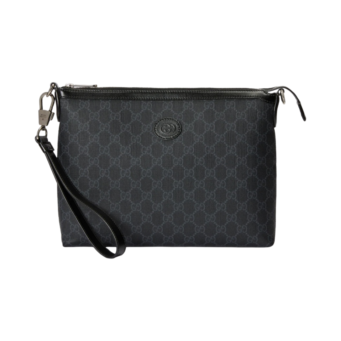 구찌 메신저 백 인터로킹 G 블랙 슈프림(Gucci Messenger Bag with Interlocking G Black Supreme) - 1