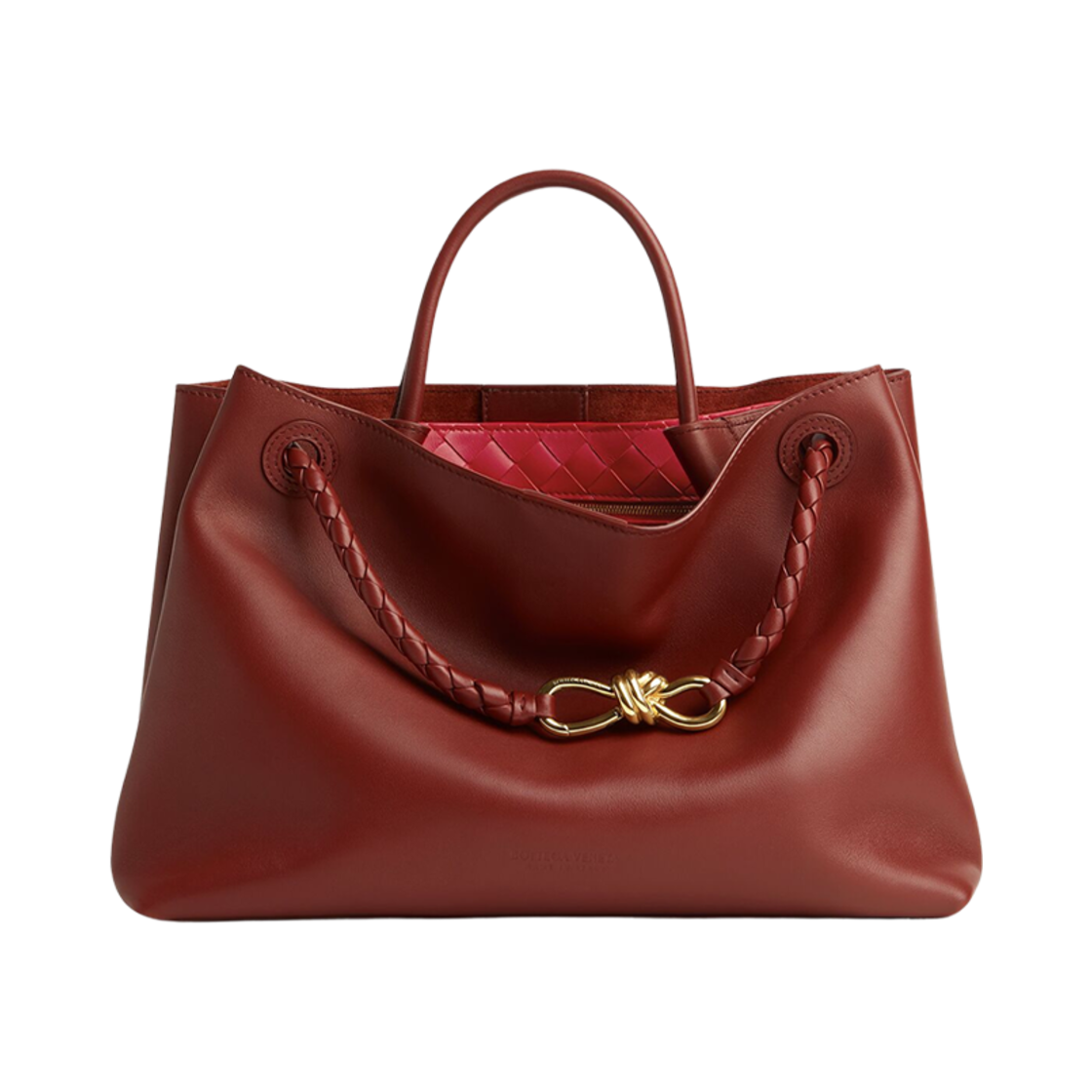 보테가 베네타 미디움 안디아모 사펠레 레드스톤(Bottega Veneta Medium Andiamo Sapele Redstone) - 1