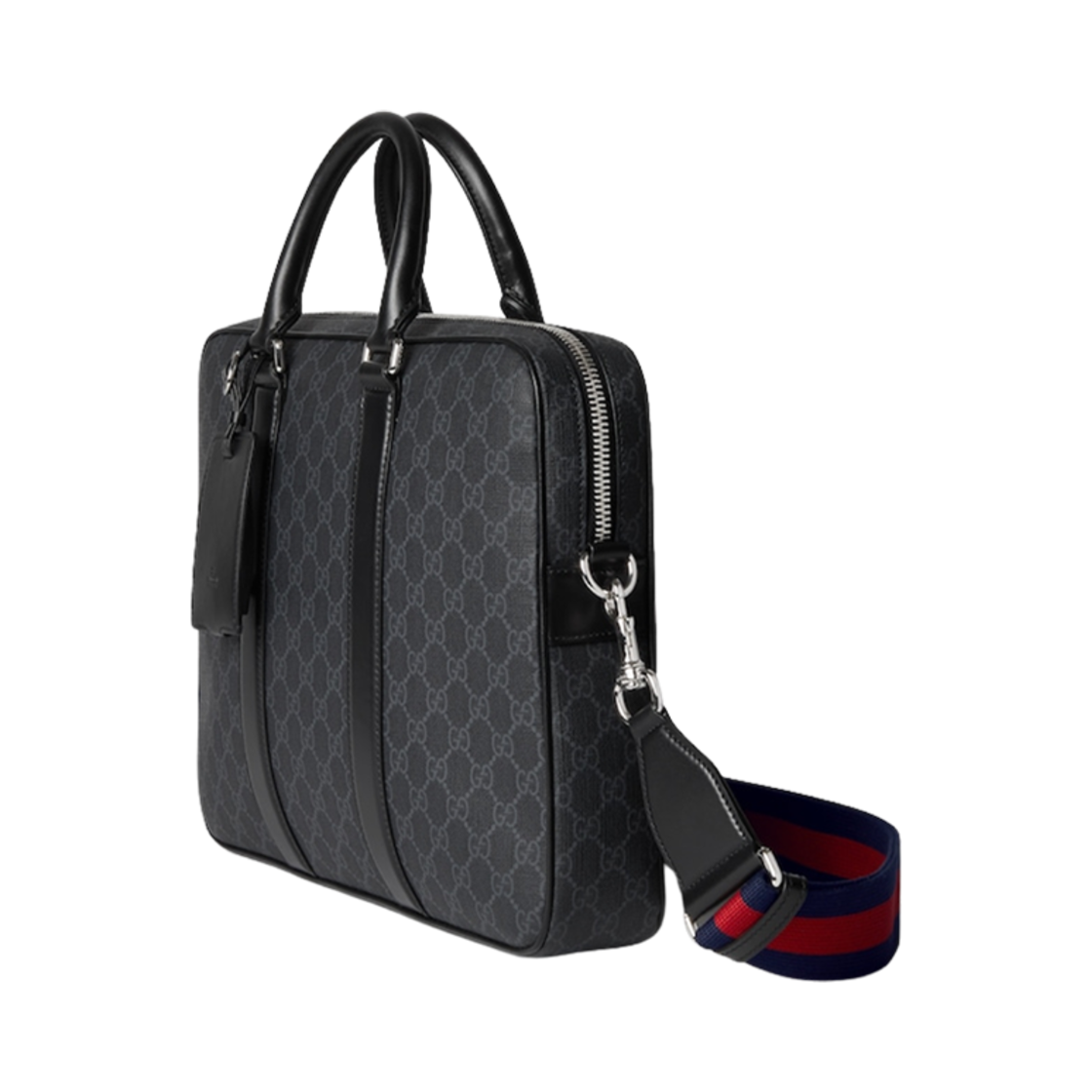 구찌 GG 브리프케이스 숄더 스트랩 블랙(Gucci GG Briefcase with Shoulder Strap Black) - 2