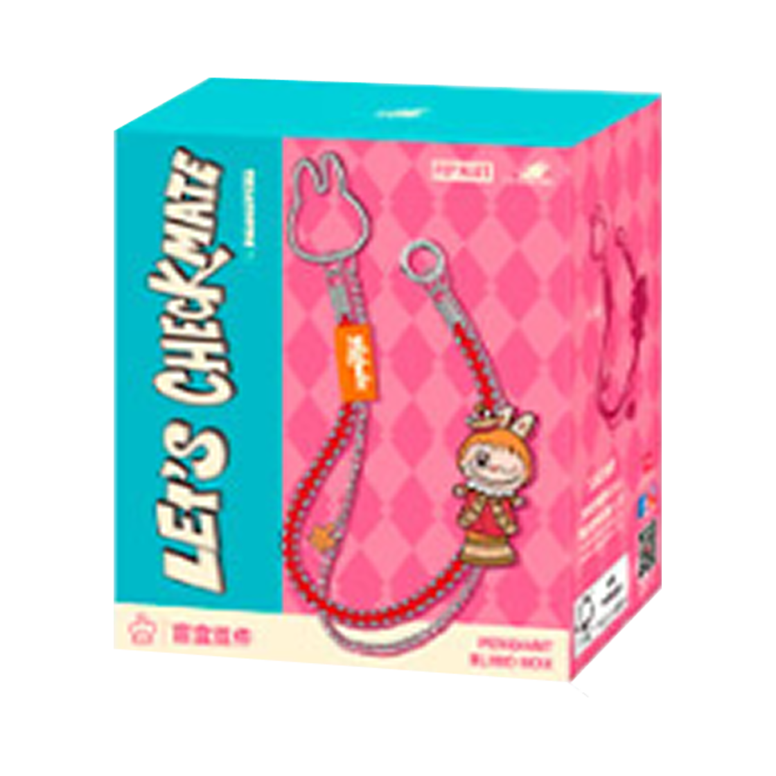 팝마트 더 몬스터즈 체크메이트 시리즈 스트랩 미개봉 랜덤박스 (1개입)(Pop Mart The Monsters Checkmate Series Strap Sealed Case (1 Blind Box))