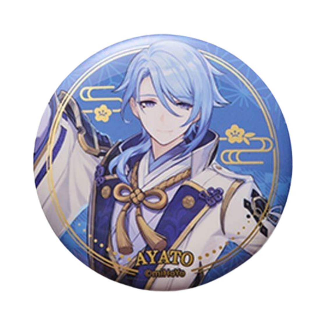 6975213680117 Genshin Badge Inazuma Theme Kamisato Ayato