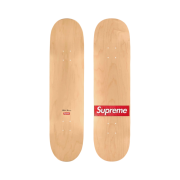 Supreme Routed Box Logo Skateboard Natural - 24SS